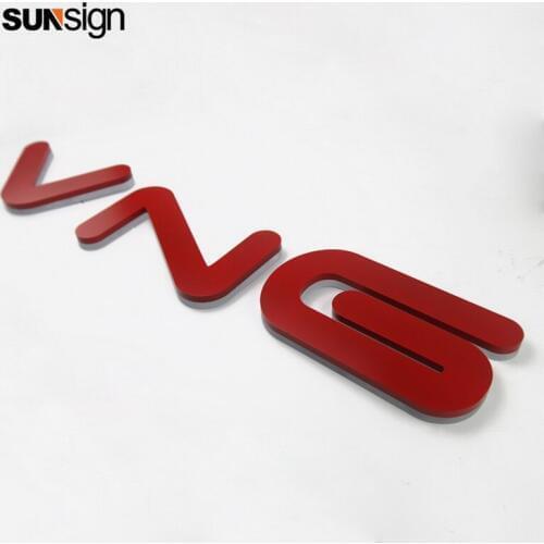 Outdoor waterproof metal channel letter advertising signage
