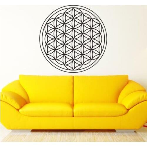 Wall stickers Mural Room Decor Art Decals Removable Vinyl Wallpaper decal art vinyl decor Seed Flower Of Life Sacred Geometry