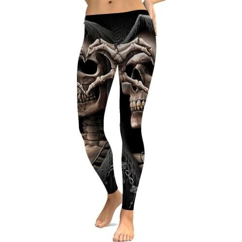 2021 new mens / womens autumn tights winter tights bottom Halloween Skull Print Leggings mens / womens clothing tights