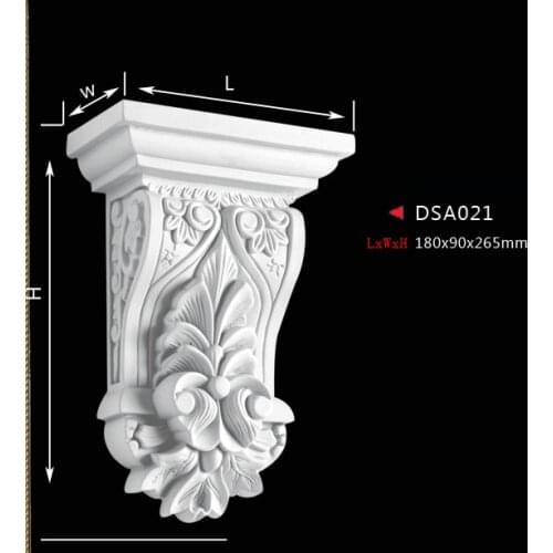 PU polyurethane corbel fireplace part decoration entrance decor corridor portal decorating components