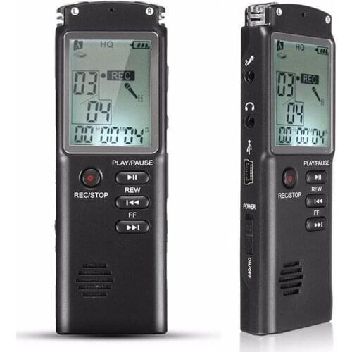 Professional Voice Activated Digital Audio Sound Voice Recorder Pen Dictaphone 8/16/32GB Rechargeable Interview Recorder Pen