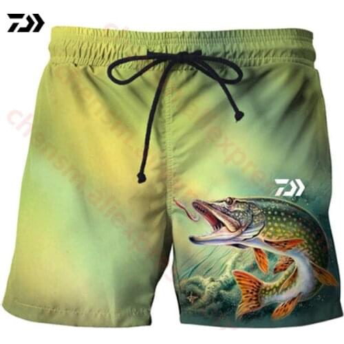 Drop Shipping S-6XL Daiwa Big Size Men Fishing Short Pant Summer Outdoor Hiking Climbing Sports Pants Fishing Clothing Trousers