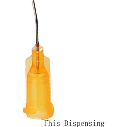 Stainless Steel Distribution Blunt Tip 23G 45 Degrees Elbow Dispensing Needles Pack of 20