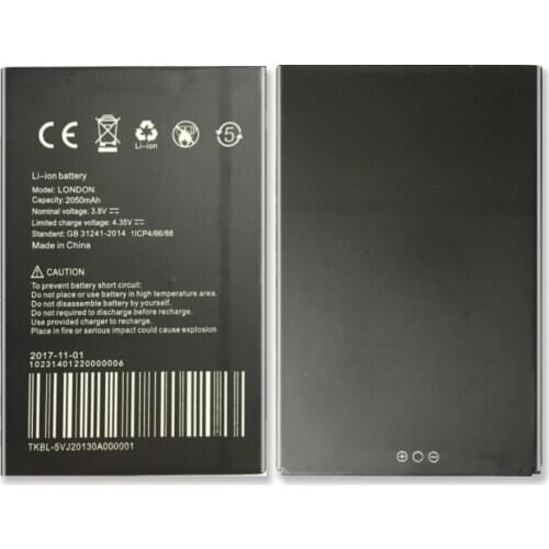 2050mah Replacement Battery for UMI London / Pixus Jet /Bravis A506 /Kiano Elegance 5.1 +Tracking Number