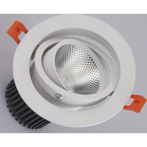 Super Bright Recessed LED Dimmable Downlight COB 10W 15W LED Spot light COB LED decoration Ceiling Lamp LED Wash lamp AC85-265V
