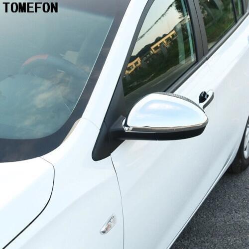 TOMEFON 2pcs For Chevrolet CAVALIER 2017 New ABS Chrome Rearview Mirror Case Side Mirror Chrome Cover