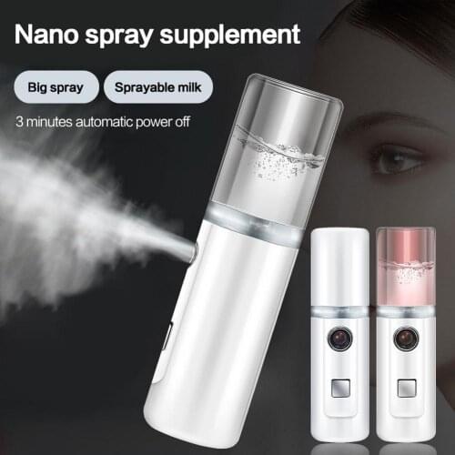 New 30ml USB Humidifier Diffuser Nano Face Spray Mist Sprayer Facial Body Nebulizer Steamer Moisturizing Humidifier Skin Care