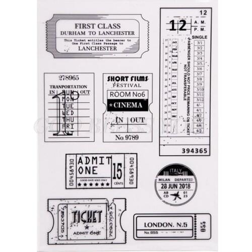 Label Silicone Clear Seal Stamp DIY Scrapbooking Embossing Photo Album Decorative Paper Card Craft Drop Shipping