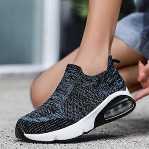 Women Flats Shoes Breathable Mesh Sneakers Soft Sports Shoe Plus Size Zapatos Para Mujer Choussure Femme Nursing Shoes for Women