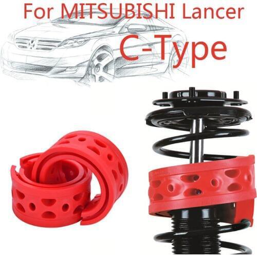 Jinke 1pair Front Shock SEBS Size-C Bumper Power Cushion Absorber Spring Buffer For Mitsubishi Lancer