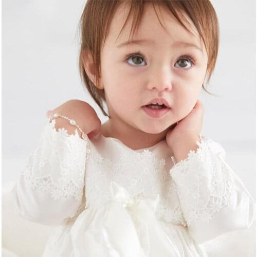 2021 New Personality Fashion Stainless Steel Pearl Cross Bracelet Necklace Charm Exquisite Cute Lucky Child Girl Birthday Gift