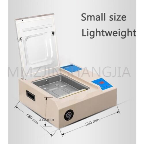 220V Household Sealing Machine Stainless Steel Small Electric Hand Pressure Desktop Vacuum Packaging Machine