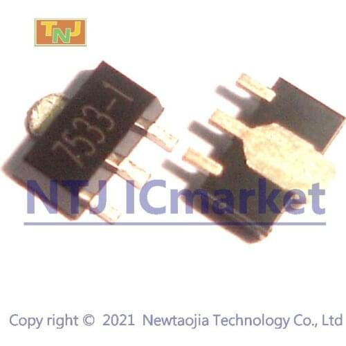 50 PCS HT7533A-1 SOT-89 HT7533 7533-1# 100mA High Driver Voltage Regulator NEW