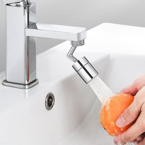 720°Rotatable Splash Proof Filter Faucet Kitchen Accessories Universal Bathroom Sink 2 Gear Adjustment Faucet Nozzle Water Saver