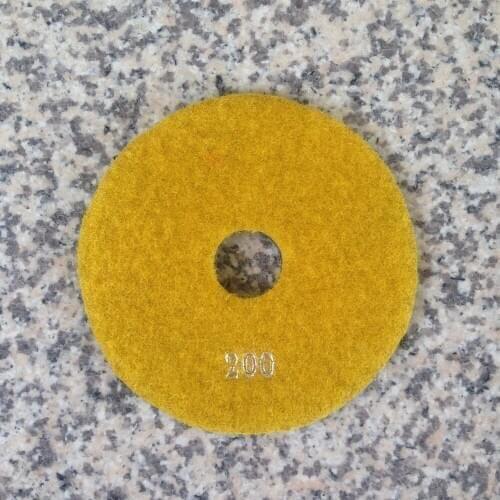 Diamond Wet Polishing Pad 5 inch Grit 200 Granite Marble Polishing Pads 10 Pcs/lot