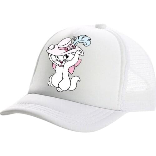 New Brand The Aristocats Snapback Baseball Cap Men Women Hip Hop Dad Mesh Hat Trucker Hat Dropshipping