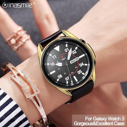Stylish Case For Samsung Galaxy Watch Gear S3 S4 42mm 46mm Accessories For Watch 3 41mm 45mm Smart Watches Soft bumper Cover