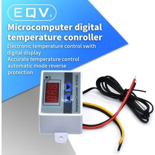XH-W3001 10A Digital Temperature Controller 12V 24V 220V with LCD display