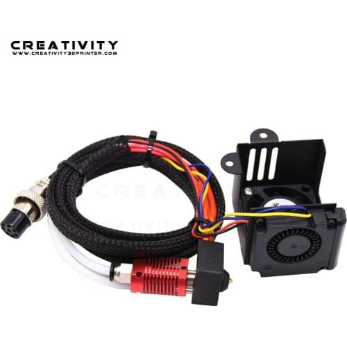 Full Assembled MK10 Extruder Hot End Kits With Cooling Fans For Ender-3 CR10 3D Printer Metal Direct Drive Plate Upgrade Kit