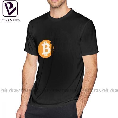 Bitcoin T Shirt I Want To Believe T-Shirt Plus size Summer Tee Shirt Cotton Printed Funny Men Short Sleeves Tshirt