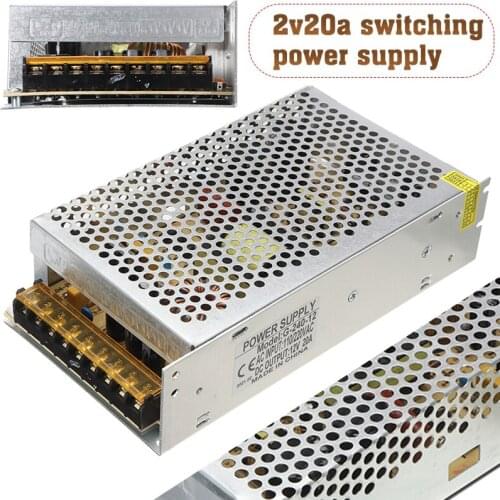 Switching Power Supply Overload Protection AC 240V to DC 12V 20A 300W Voltage Transformer Switch LED Power Supply Convert