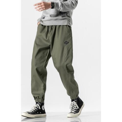 2020 Spring New Ankle-Length Mens Casual Harem Pants Streetwear Joggers Loose Sweatpants Plus Size 6XL 7XL 8XL