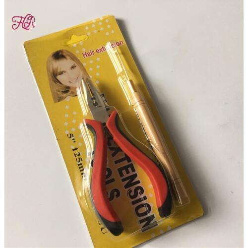 Pliers and Hook Needle Tools Kit for MicroRing Beads& I Tips Hair Extension Kits 1 Set Hair Extension Tools Hook Needles Set