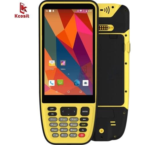 Original Kcosit G501 Android10.0 1D/2D Barcode Scanner Laser Handheld PDA Terminal Wireless Wifi Waterproof 5" with Keyboard NFC