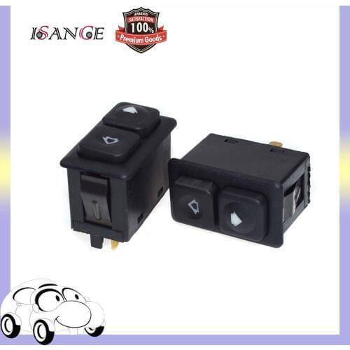 ISANCE 2pcs Power Window Switch 61311381205 For BMW E24 E28 E30 318i 318is 325e 325es 325i 325iX 325is 524td 528e 535i M3 M5 M6