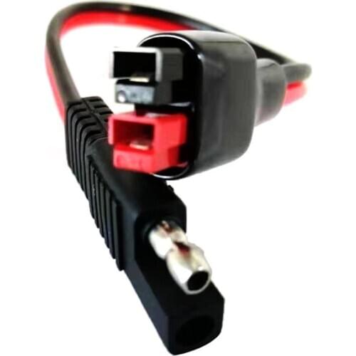 30CM SAE Connectors with A~nderson Powerpole 30AMP Connectors 12AWG Cable for Battery Charger Connectivity