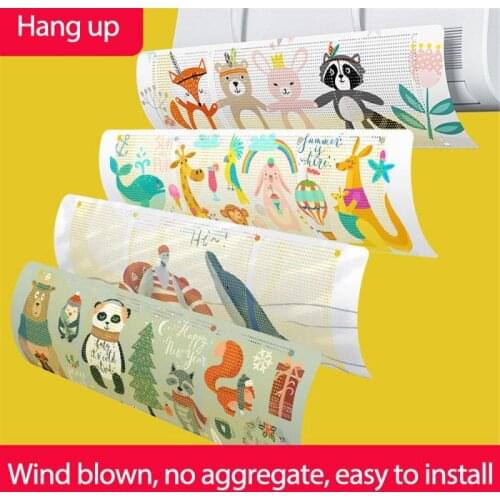 Adjustable Air Conditioning Cover Wind Deflector Windshield Air Conditioner Tools Air Baffle Shield Home Office Accessories