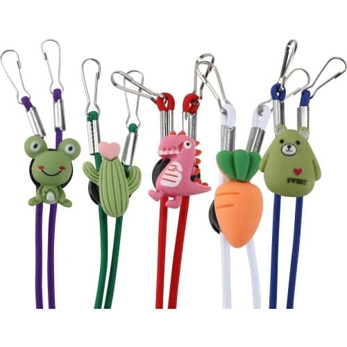 Kids Cute Cartoon Adjustable Facemaske Lanyard Handy&convenient Safety Mascarilla Maske Rest&ear Holder Rope Mascarillas 2020