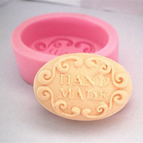 Silicone soap mold RS049 Handmade oval shape Clay mold Fondant cake mold baking ware Decoration tools