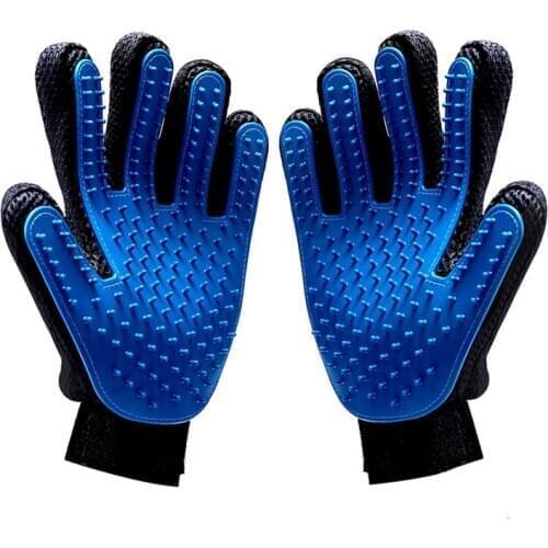 Silicone Pet Dog Hair Brush Comb Glove For Pet Cleaning Massage Grooming Supply Glove Cleaning Cat Hair Glove Accessoies