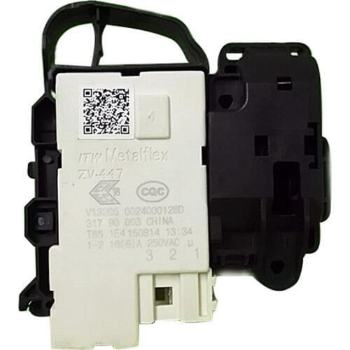 For Haier Media TCL Washing Machine ZV-447 Door Lock Time Delay Switch 0024000128A/0024000128D Washing Machine Parts