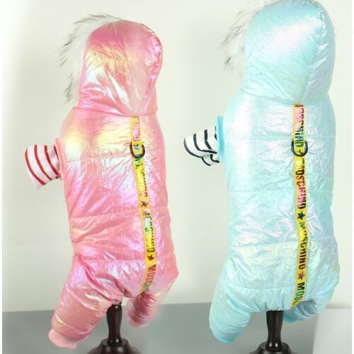 Dog Winter Warm Clothes Windproof Dog Jacket Fashion Pet Clothing for Small Medium Dogs Labrador Reflective Waterproof Thicken