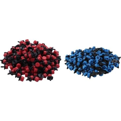 200Pcs Adjustable Irrigation Sprinkler Drip Irrigation System with 400Pcs 8L Pressure Compensating Dripper