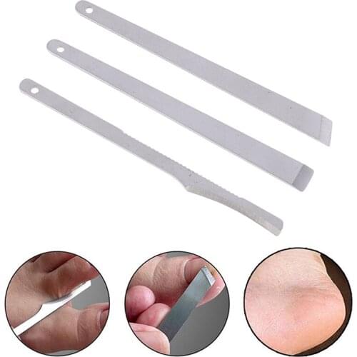 3Pc Manicure Pedicure Tools Toe Nail Knife Shaver Nail Clipper Dead Skin Remover