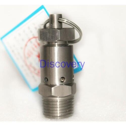 304 Stainless Steel Safety Valve/tank Drain Valve/spring Type Safety Relief Valve/adjustable Safety Relief Valve