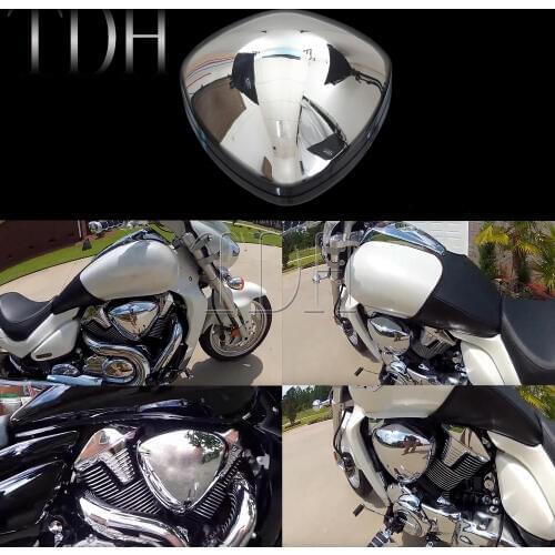 Motorcycle Chrome ABS Plastic Air Cleaner Filter Cover Cap For SUZUKI BOULEVARD M109 M109R VZR180 Intake Air Cleaner Cover