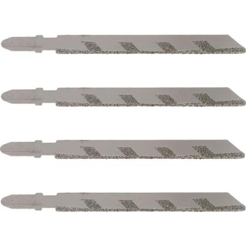 101mm Diamond Jig Saw Blades T-shank Jigsaw Blade Grit 40 for Granite Tile Ceram