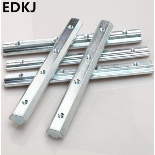 10 pcs/lot EU standard 20/30/45 series aluminum profile parts 20/30/40/45 aluminum connector length 100/180 mm