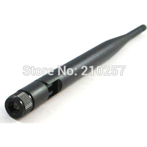Free Shipping 10pcs 2.4g 5dbi Antenna 2.4Ghz High Gain Wifi Rubber Sma Male Plug Aerial 195mm