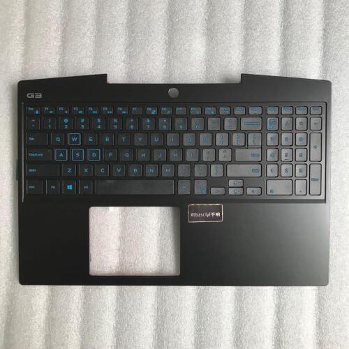 New For Dell G3 3590 upper cover Top Blue keyboard without RGB backlight laptop case back cover bezel bottom lower 0P0NG7 P0NG7