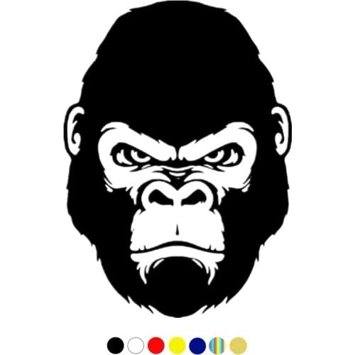 CS-10077# monkey funny vinyl car sticker reflective waterproof car decal stickers on car truck bumper rear window laptop