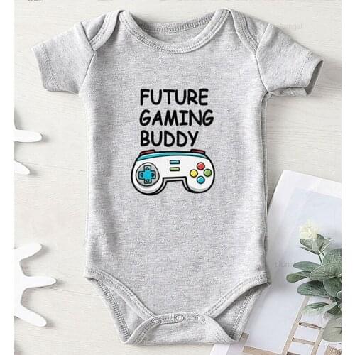 Toddler Boy Winter Costume Infant Outfits Baby Clothes Newborn Girl Outfit Printing Future Gaming Buddy Romper for Babies