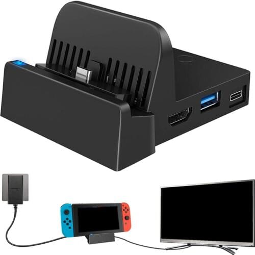 Docking Station for Nintendo Switch Charging Dock 4K HDMI TV Adapter Charger Set