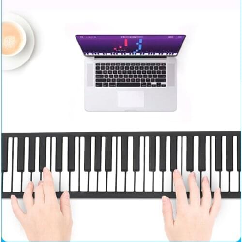 Folding Soft Electronic Piano Keyboard 88 Keys Portable Electronic Piano Adults Kids Teclado Musical Musical Instruments DF50DZQ