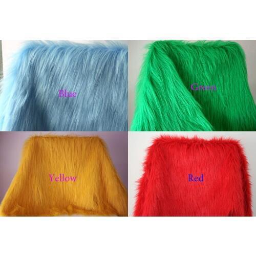 Good quality 10 color available faux fur fabric,9cm pile Plush fabrics,150*50cm fabric for sewing,felt cloth