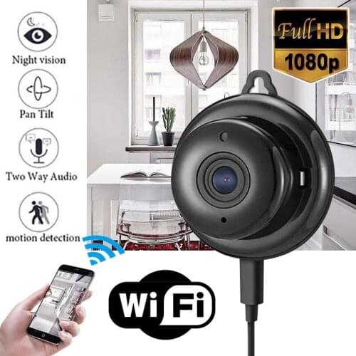 2021 New Mini WiFi Home Security IP Camera 1080P IR Night Vision Surveillance Motion Detect Smart Baby Monitor P2P CCTV Camera
